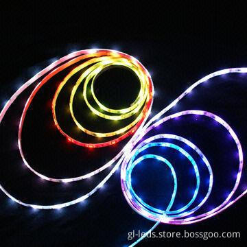 Digital Waterproof Flexible LED Strips Light with 150 LEDs and 12V DC Voltage